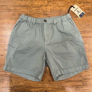 Chubbies Green Casual Preppy Golf Originals Stretch Twill Chino Short Men M 30x7